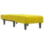 Preview: Chaiselongue Gelb Samt