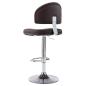 Preview: Barhocker Braun Kunstleder