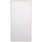 Preview: Türspiegel Golden 30x60 cm Glas und Aluminium