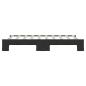 Preview: Tagesbett Ausziehbar Schwarz 90x190 cm Stoff