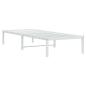 Preview: Bettgestell Metall Weiß 75x190 cm