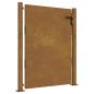 Preview: Gartentor 105x130 cm Cortenstahl