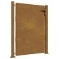 Preview: Gartentor 105x130 cm Cortenstahl