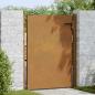 Preview: Gartentor 105x130 cm Cortenstahl