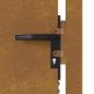 Preview: Gartentor 105x130 cm Cortenstahl
