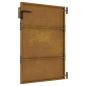 Preview: Gartentor 85x150 cm Cortenstahl