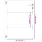 Preview: Gartentor 85x150 cm Cortenstahl