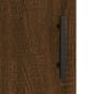 Preview: Wandschrank Braun Eichen-Optik 60x31x70 cm Holzwerkstoff