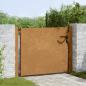 Preview: Gartentor 105x80 cm Cortenstahl