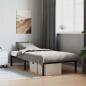 Preview: ARDEBO.de - Bettgestell Metall Schwarz 90x190 cm