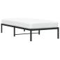 Preview: Bettgestell Metall Schwarz 90x190 cm