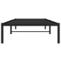 Preview: Bettgestell Metall Schwarz 90x190 cm