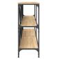Preview: Konsolentisch Sonoma-Eiche 200x30x75 cm Holzwerkstoff und Eisen