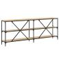 Preview: Konsolentisch Sonoma-Eiche 200x30x75 cm Holzwerkstoff und Eisen