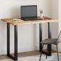 Preview: ARDEBO.de - Tischplatte Rechteckig 80x70x2 cm Massivholz Akazie