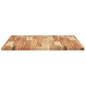Preview: Tischplatte Rechteckig 80x70x2 cm Massivholz Akazie