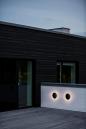 Preview: Nordlux Artego Round Wandleuchte, 8W, 468lm, 3000K, schwarz (46941003)