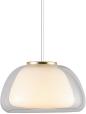 Preview: ARDEBO.de Nordlux Jelly Pendelleuchte, 40W, E27, IP20, dimmbar, Glas, opal weiß (2010783001)