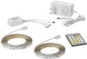 Preview: Nordlux Led Strip Effektleuchte, 2x5 Meter, IP44, 2450L, 2700-6000K, 32W, weiß (2210379901)