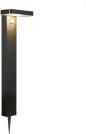 Preview: ARDEBO.de Nordlux Rica Square Solar Pollerleuchte, LED-Module, IP44, 380lm, 4,5W, Höhe 600mm, schwarz (2118178003)