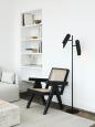 Preview: Nordlux Rochelle Stehlampe, GU10, IP20, 2x8W, Höhe 1450mm, schwarz (2320314003)