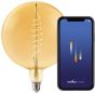 Preview: ARDEBO.de Nordlux Smart E27, G200 Deco Leuchtmittel, 2200K, 380L, 4,7W, dimmbar, Riesenkugel, bernstein (2170122747)