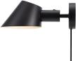 Preview: Nordlux Stay Wandleuchte, E27, IP20, 60W, Aluminium, schwarz (2220381003)