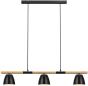 Preview: ARDEBO.de Nordlux Theo Pendelleuchte, GU10, IP20, 3x25W, dimmbar, schwarz (2112603003)