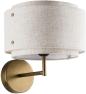 Preview: Nordlux Takai Wandleuchte, E27, IP20, 25W, Stoff-Lampenschirm, beige (2320421018)