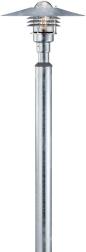 Preview: ARDEBO.de Nordlux Vejers 2M Pollerleuchte, E27, IP54, 60W, höhenverstellbar 1300-200mm, verzinkt (25168031)