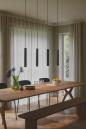 Preview: Nordlux Vico 4-Rail Pendelleuchte, GU10, IP20, 4x5W, dimmbar, gerippte Oberfläche, Metall, schwarz (2412143003)