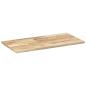 Preview: Schweberegal 80x40x2 cm Massivholz Akazie Unbehandelt