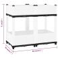 Preview: Hochbeet 80x40x71 cm Polypropylen
