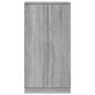 Preview: Schuhschrank Grau Sonoma 55x35x108 cm Holzwerkstoff