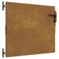 Preview: Gartentor 85x75 cm Cortenstahl