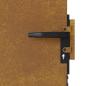 Preview: Gartentor 85x75 cm Cortenstahl