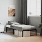 Preview: ARDEBO.de - Bettgestell Metall Schwarz 75x190 cm