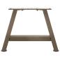 Preview: Couchtischbeine A-Form 2 Stk. 40x(30-31) cm Stahl