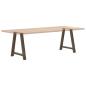 Preview: Couchtischbeine A-Form 2 Stk. 70x(72-73) cm Stahl