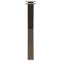 Preview: Esstischbeine X-Form 2 Stk. Naturstahl 50x(72-73) cm Stahl