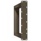 Preview: Esstischbeine U-Form 2 Stk. Naturstahl 60x(72-73) cm Stahl
