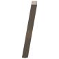 Preview: Esstischbeine U-Form 2 Stk. Naturstahl 50x(72-73) cm Stahl