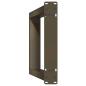 Preview: Konsolentischbeine U-Form 2 Stk. Naturstahl 28x(72-73) cm Stahl