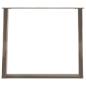 Preview: Esstischbeine U-Form 2 Stk. Naturstahl 90x(72-73) cm Stahl