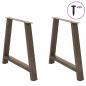 Preview: Esstisch Hellbraun 180x100x74 cm Massivholz Eiche Rechteckig