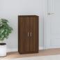Preview: ARDEBO.de - Schuhschrank Braun Eichen-Optik 55x35x108 cm Holzwerkstoff