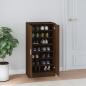 Preview: Schuhschrank Braun Eichen-Optik 55x35x108 cm Holzwerkstoff