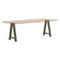 Preview: Couchtischbeine A-Form 2 Stk. 60x(72-73) cm Stahl