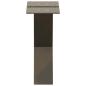 Preview: Couchtischbeine X-Form 2 Stk. Naturstahl 40x(30-31) cm Stahl