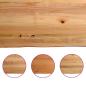 Preview: Esstisch Hellbraun 280x100x74 cm Massivholz Eiche Rechteckig